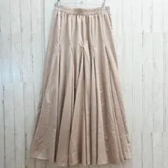 fifth フィフス フレア ロングスカート くすみピンク