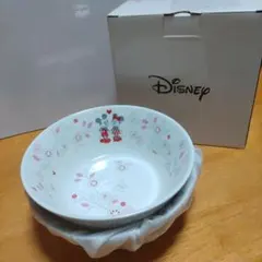 Disney　ミッキー&ミニーのボウル　深皿同柄ペア