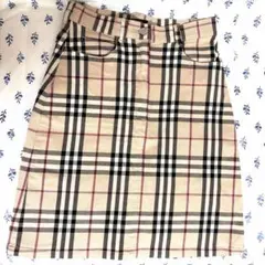 BURBERRY LONDON ノバチェック タイトスカート ミニスカート - メルカリ