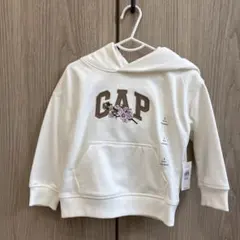 GAP フラワーロゴ フード付きトレーナー 2歳用