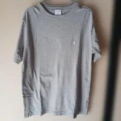 【美品】 「Champion 」メンズグレー Tシャツ