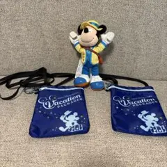 ディズニーバケーションパッケージ　ショルダー ミッキーマウス ぬいぐるみのサムネイル