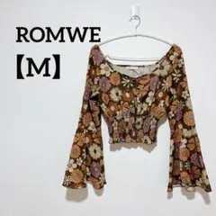 美品✨ROMWE フラワープリント チュニック【M】