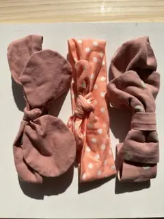 ベビー用　ヘアバンド　3点セット