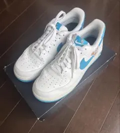 Nike Air Force 1 ホワイト/ブルー 27.5cm