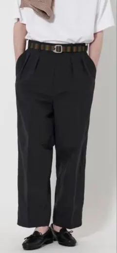 Steven Alan サプレックス インツープリーツ ドレス トラウザーズ