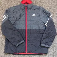 adidas ジャケット 150 グレー・赤