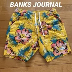 BANKS JOURNAL ハーフパンツ　ハイビスカス柄 水陸両用　水着　短パンのサムネイル