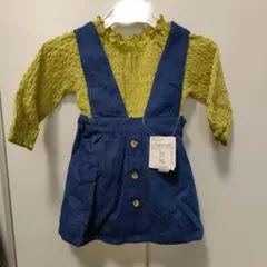 新品　ブランシェス　ジャンスカ　セットアップ　80センチ