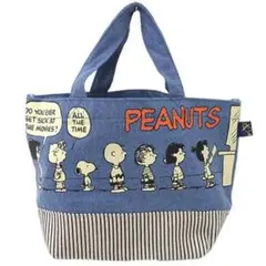 PEANUTS スヌーピー デニムトートバッグ