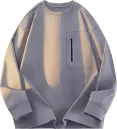 ✨新品未使用✨ Lpgotdトレーナー メンズ 長袖ビッグT Ｌサイズ　グレー