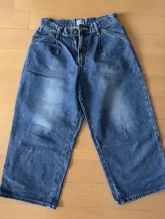 Lee ブルーワイドパンツ ハイウエストXSレディースのサムネイル