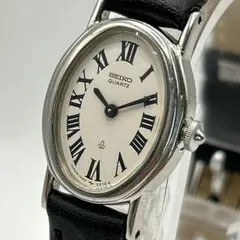 新品電池・ベルト SEIKO ヴィンテージ オーバル シルバー ローマ数字