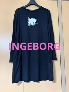 INGEBORG インゲボルグ　花柄　長袖tシャツ　チュニック　9