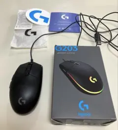 Logicool G203 LIGHTSYNC ゲーミングマウス 動作確認済み