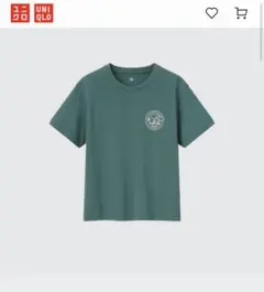 【UNIQLO】130㎝　エアリズムコットングラフィックTシャツ（半袖）