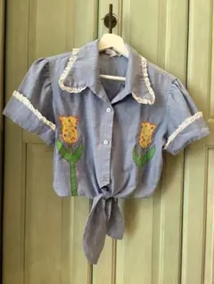 vintage gymboree チューリップ柄 トップス - メルカリ vintage gymboree チューリップ柄トップス
