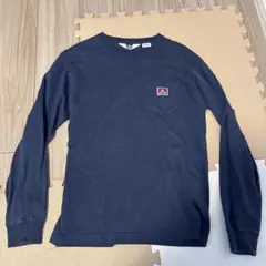 BEN DAVIS 長袖ポケットTシャツ ネイビー Mサイズ