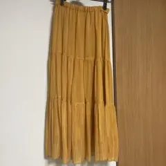 未使用⭐︎SLOBE IENA オレンジフレアロングスカート
