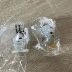 PEANUTS スヌーピー めじるしアクセサリー 2個セット キーチャーム