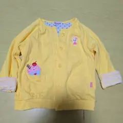 MIKI HOUSE カーディガン 80サイズ イエロー