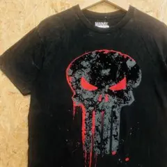 【MAD ENGINE】MARVEL パニッシャー スカル Tシャツ L 黒