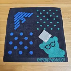 エンポリオアルマーニ タオルハンカチ ブラック 25×25 新品 メンズのサムネイル