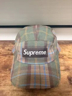 ※最終値下げ‼︎ Supreme 5-Panel Cap Plaid Green