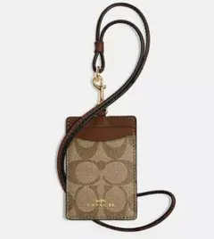 【新品】Coachランヤード　IDケース　パスケース　定期入れ