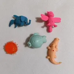 謎の生物消しゴム 5個セット フィギュア