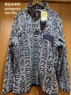 新品 2025年 総柄XXL Patagonia シンチラスナップT