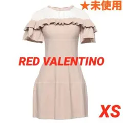 【未使用】RED VALENTINO ニットワンピース　XS ペールピンクのサムネイル