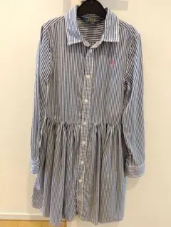 Polo Ralph Lauren ストライプ シャツワンピース 120cm
