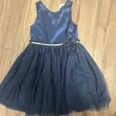 ネイビー フォーマルドレス　120