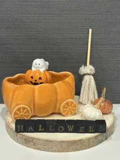 ナチュラルキッチン　ハロウィン　オブジェ　おばけ　レンガ　ほうき　限定1セット