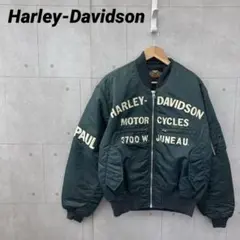Harley-Davidson ナイロンジャケット MA-1 LA 緑