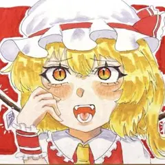 東方Project 複製色紙 フランドール・スカーレット まさる.jp - メルカリ