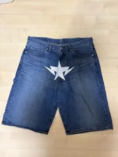 APE BAPE STA デニム ショーツ ツインスター - メルカリ