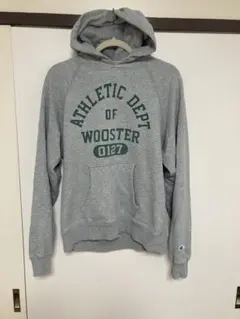 Champion グレー フード付きパーカー Lサイズ