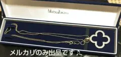 クローバー型 ジアモンド（CZ）ネックレス