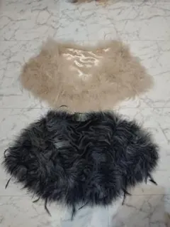 ファーボレロ ショール ドレス　セット