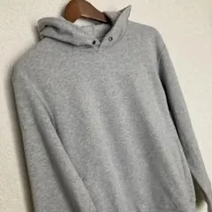 美品 ユニクロ スウェットプルパーカ パーカー スウェット グレー S