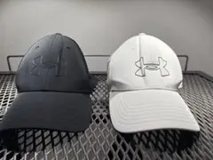 【美品】Under Armour GOLF ゴルフキャップ 2色セット