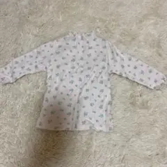 花柄ピンク長袖シャツ 95cm未満