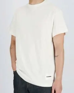 JIL SANDER + ジルサンダー プラス ロゴラベル Tシャツ