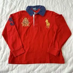 ラルフローレン　120cm ラガーシャツ　ポロシャツ ビッグポニー