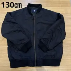 本日限り・未使用・ユニクロ　ブルゾン　黒　アウター　130㎝