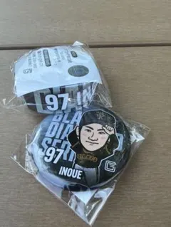 巨人 読売ジャイアンツ 小林誠司 缶バッジ リストバンド ブラック