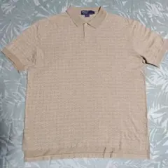 Polo by Ralph Lauren ベージュポロシャツ Lサイズ