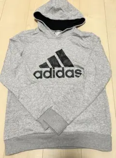 adidas パーカー 160cm グレー